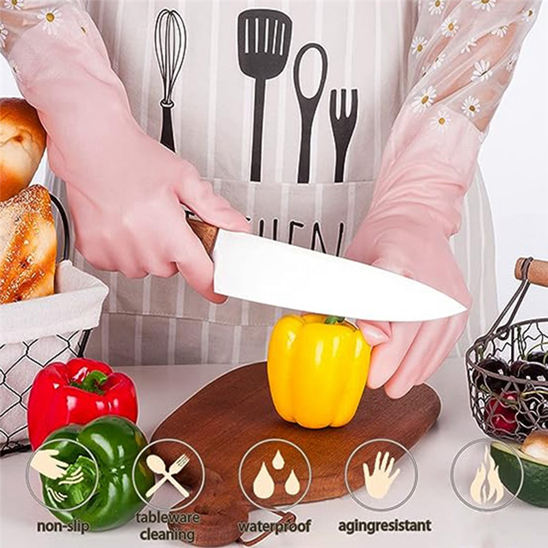 Dishwashing Cleaning Gloves 3  - Rubber Glove Cleaning のレビューと価格