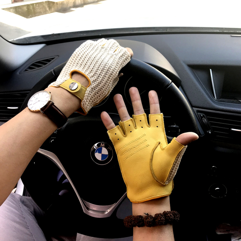 2025 New Men genuine leather g - Leather Driving Glove のレビューと価格