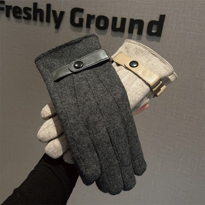Gloves Men Wool Fleece Lined T - Wool Glove Lined のレビューと価格