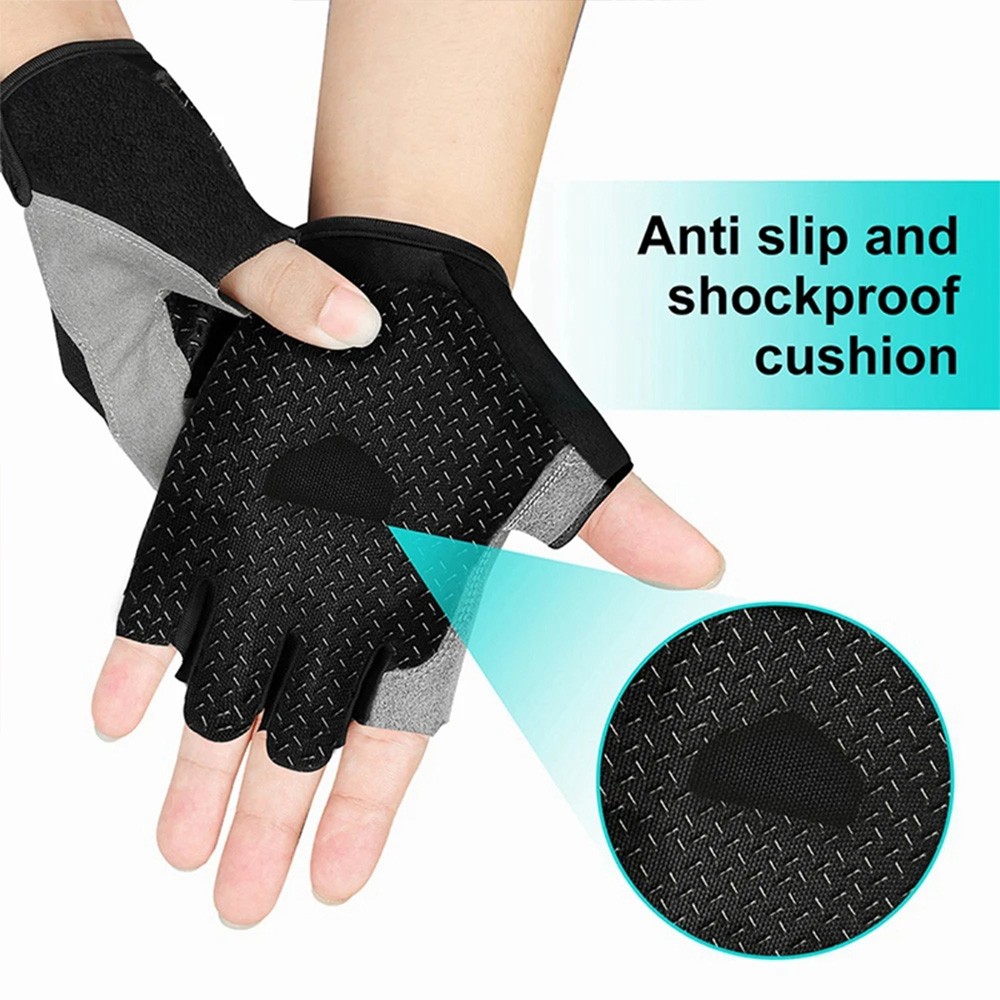 Non-Slip Half-Finger Training  - Workout Glove Gym のレビューと価格