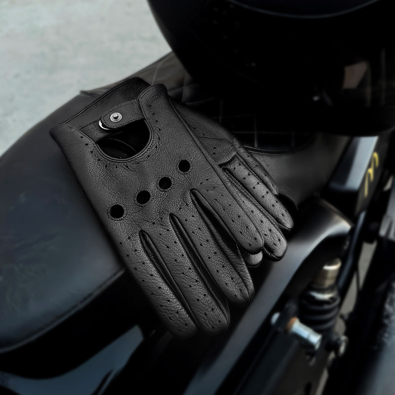 Genuine Leather Gloves for Men - Leather Driving Glove のレビューと価格