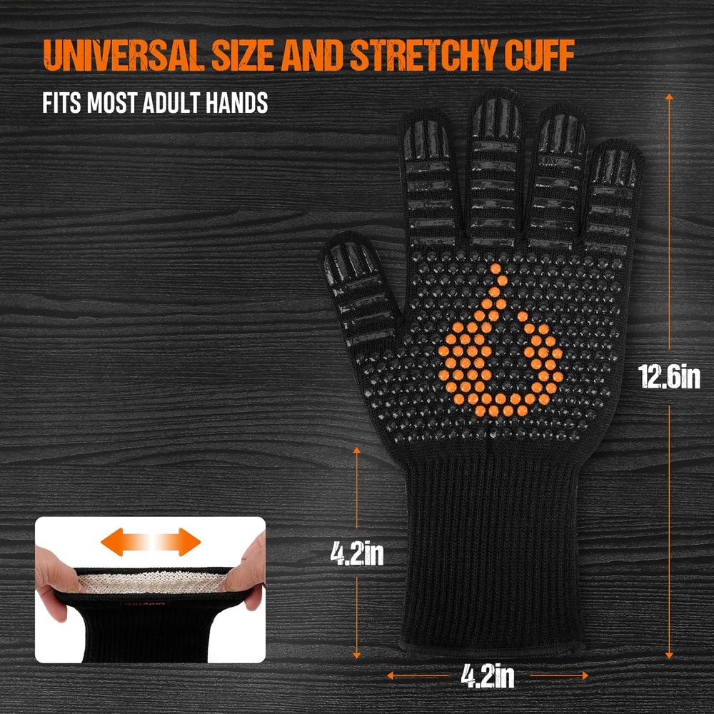 Heat Resistant Grill Gloves fo - Heat Resistant Glove のレビューと価格