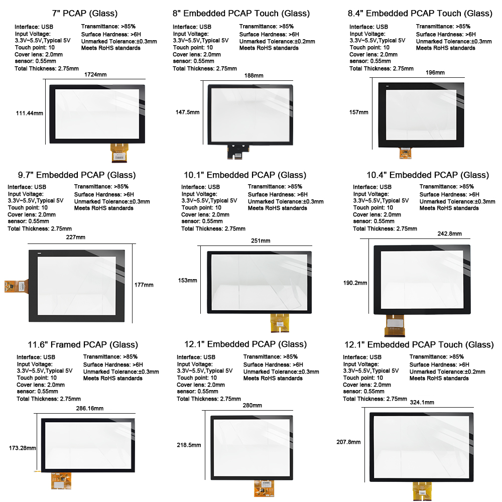 19 Inch PCAP  Screen Industria - Touchscreen Glove Capacitive のレビューと価格