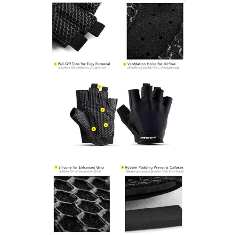 ® Workout Gloves Padded for Me - Workout Glove Gym のレビューと価格