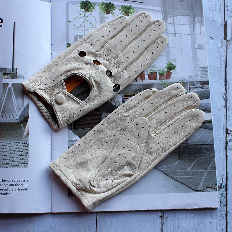 Women's Summer Full Finger Lea - Leather Driving Glove のレビューと価格