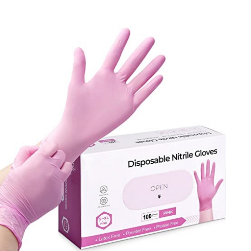 Pink Nitrile Disposable Gloves - Nitrile Mechanic Glove のレビューと価格