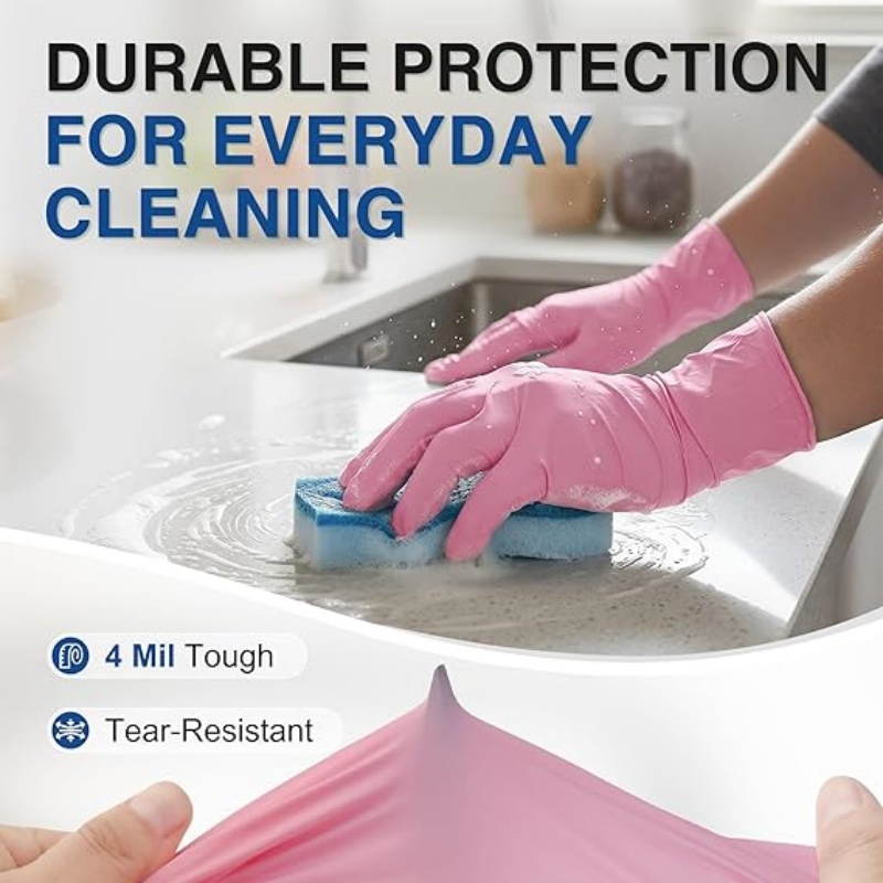 Pink Nitrile Disposable Gloves - Nitrile Mechanic Glove のレビューと価格