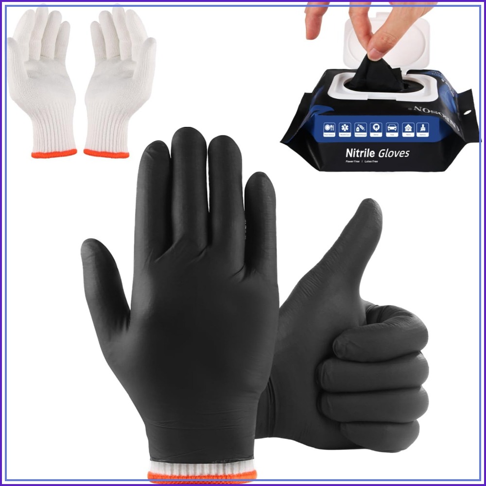 BBQ Gloves 50 Disposable Nitri - Heat Resistant Glove のレビューと価格