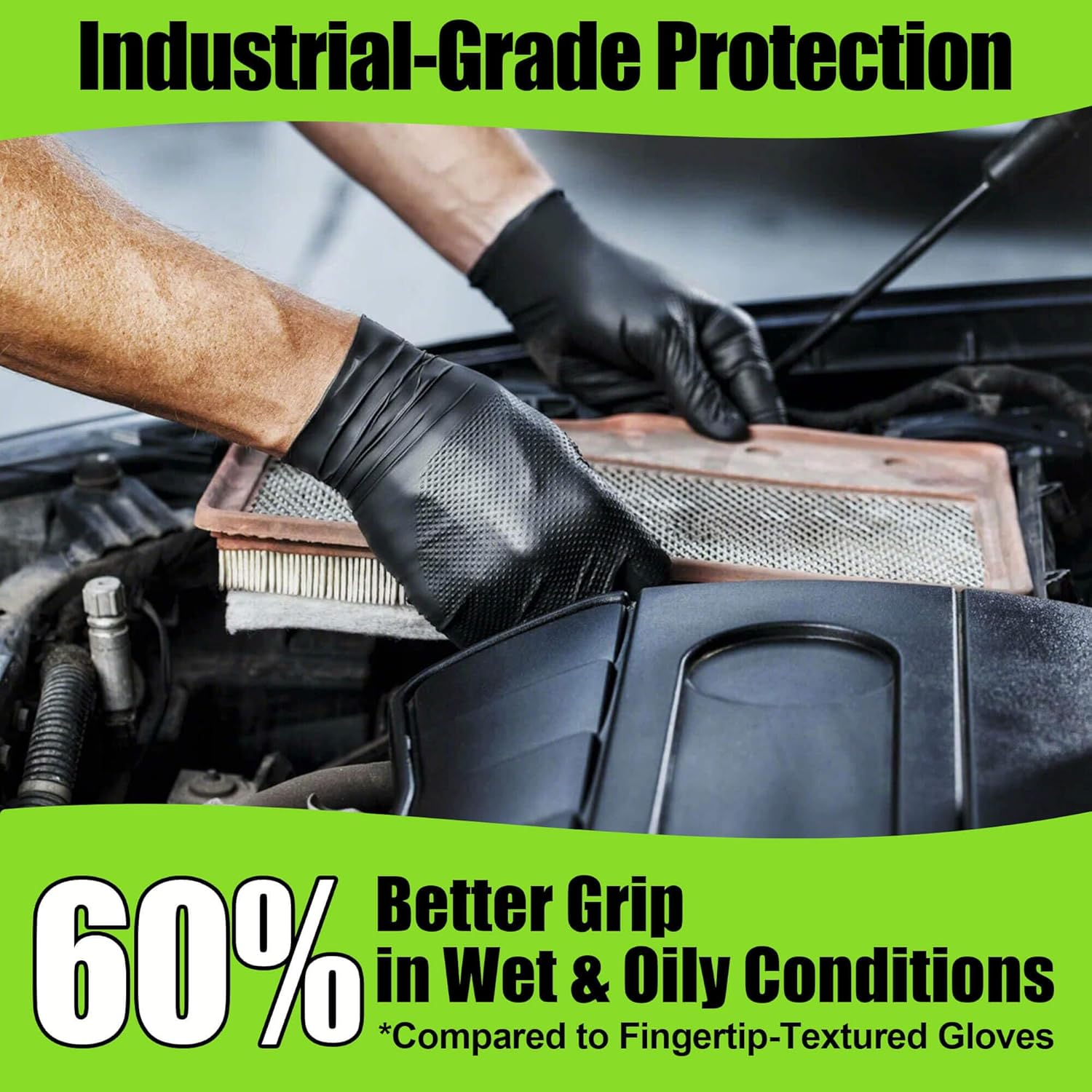 10 Mil Nitrile Gloves Large -  - Nitrile Mechanic Glove のレビューと価格