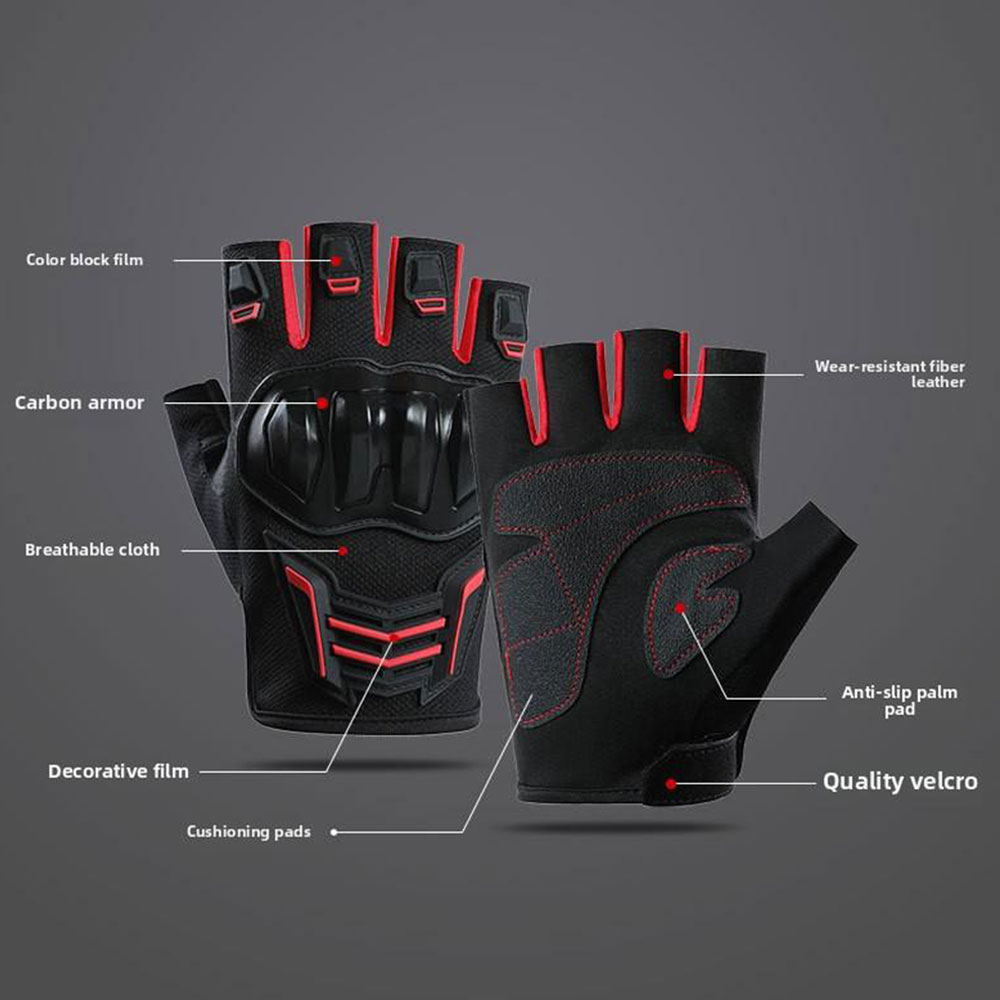 Breathable Motorcycle Gloves S - Cycling Glove Padded のレビューと価格