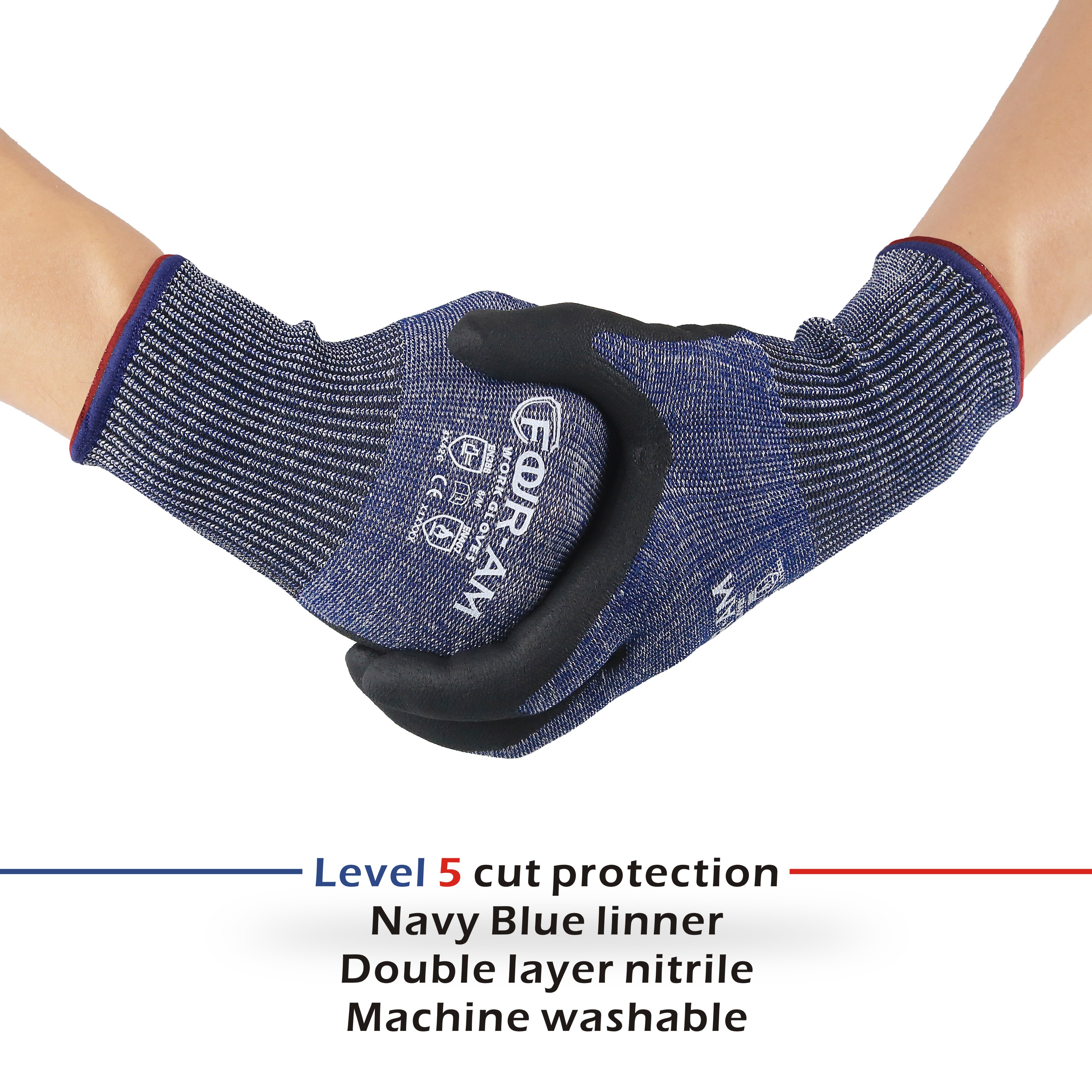 1/3Pair, Level 5Cut-Resistant  - Nitrile Mechanic Glove のレビューと価格