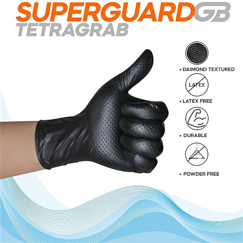 Black Nitrile Gloves Disposabl - Nitrile Mechanic Glove のレビューと価格