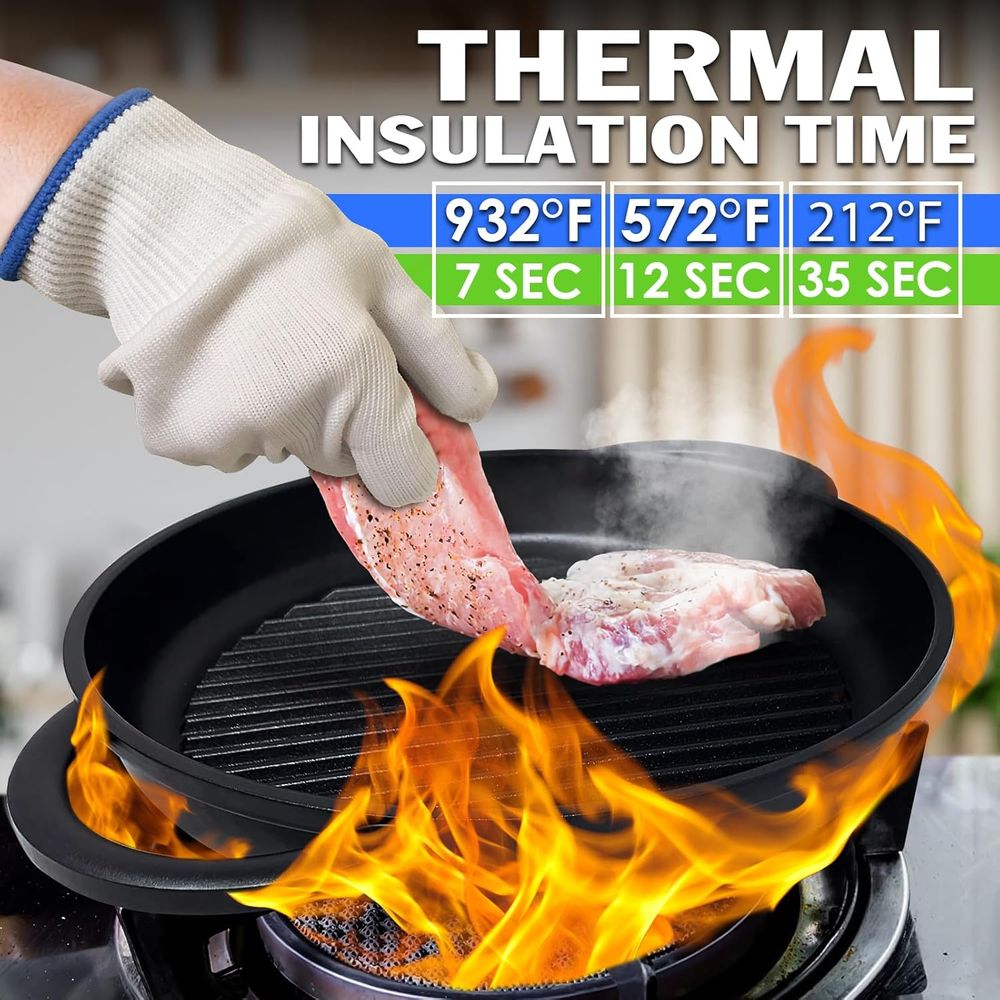 Heat-Resistant Gloves, 9.5 Len - Heat Resistant Glove のレビューと価格