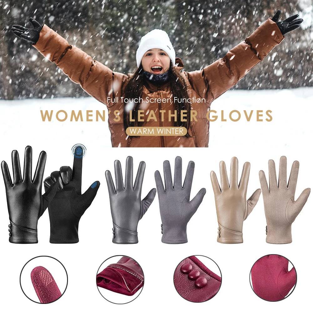 Women Gloves Touch Screen Wool - Wool Glove Lined のレビューと価格
