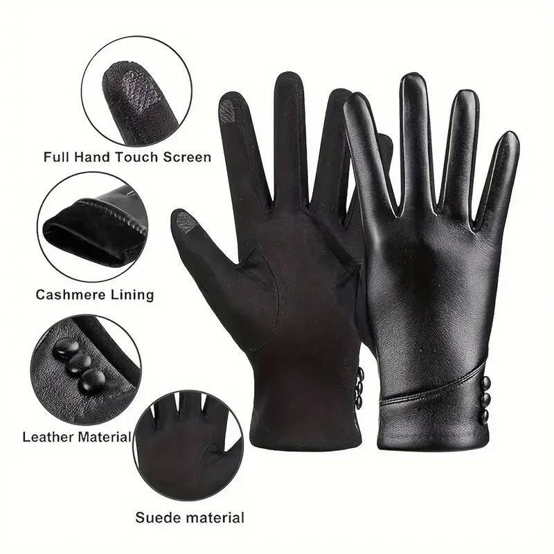 Women Gloves Touch Screen Wool - Wool Glove Lined のレビューと価格
