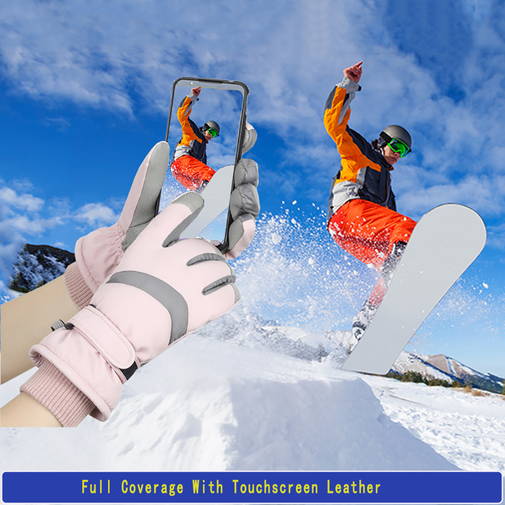 YANBIGUO Ski Gloves Winter Glo - Ski Glove Waterproof のレビューと価格