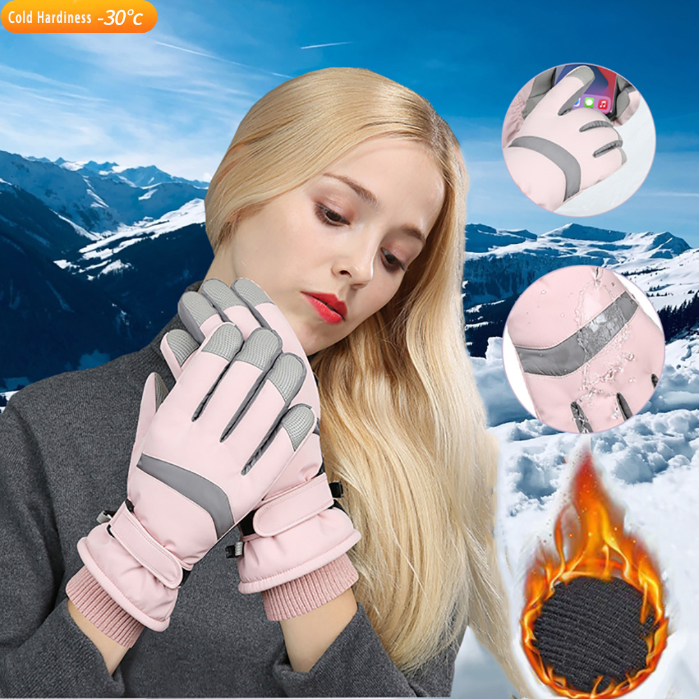 YANBIGUO Ski Gloves Winter Glo - Ski Glove Waterproof のレビューと価格