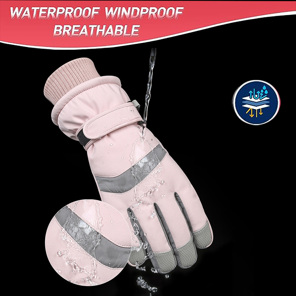 YANBIGUO Ski Gloves Winter Glo - Ski Glove Waterproof のレビューと価格
