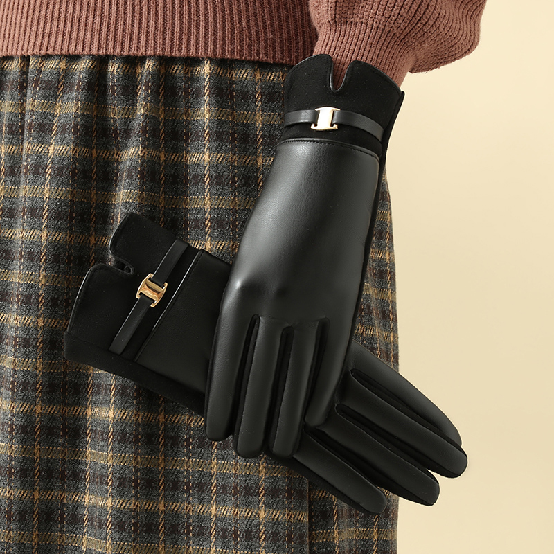 1 Pair of Gloves for Women in  - Leather Driving Glove のレビューと価格