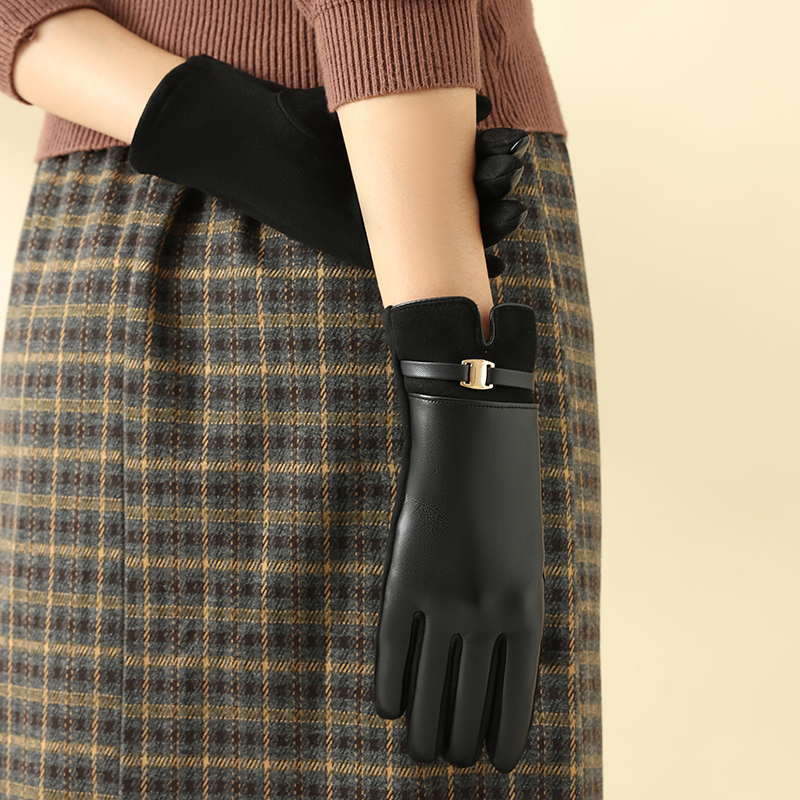 1 Pair of Gloves for Women in  - Leather Driving Glove のレビューと価格