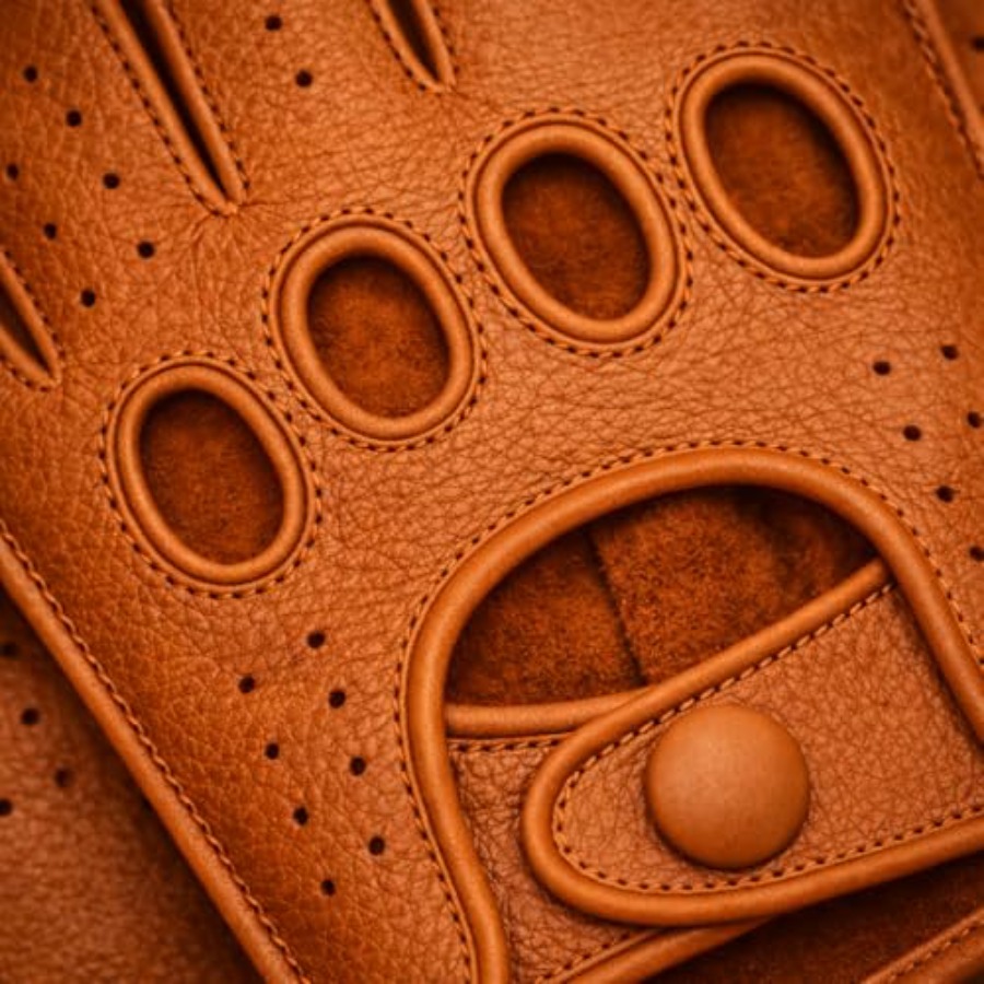 Mens fingerless leather drivin - Leather Driving Glove のレビューと価格