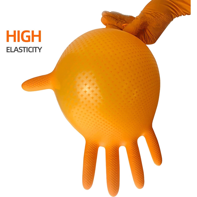 8mil Heavy Duty Industrial Ora - Nitrile Mechanic Glove のレビューと価格