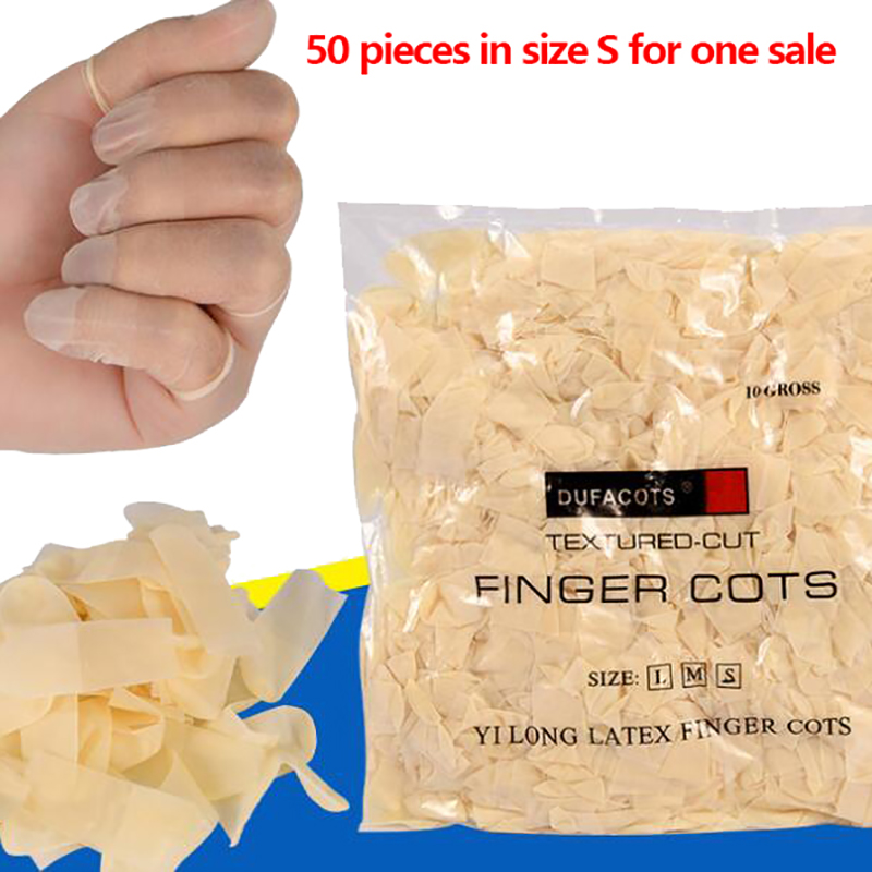 50pcs/pack Disposable Latex Fi - Latex Disposable Glove のレビューと価格