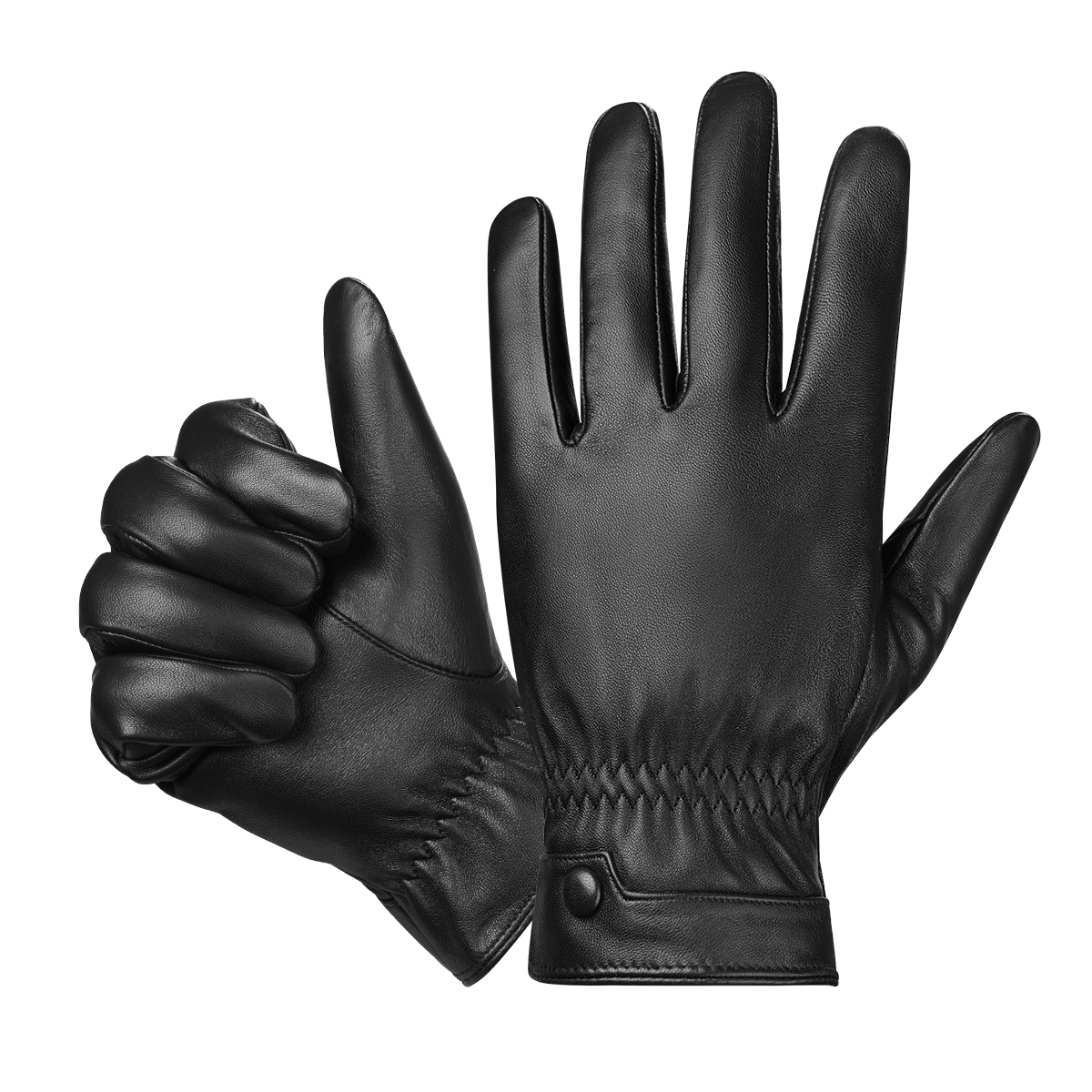 BISON DENIM Genuine Sheepskin  - Leather Driving Glove のレビューと価格