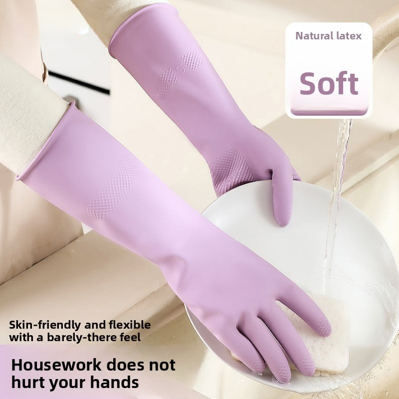 Latex Dish Washing Gloves,with - Dish Glove Rubber のレビューと価格