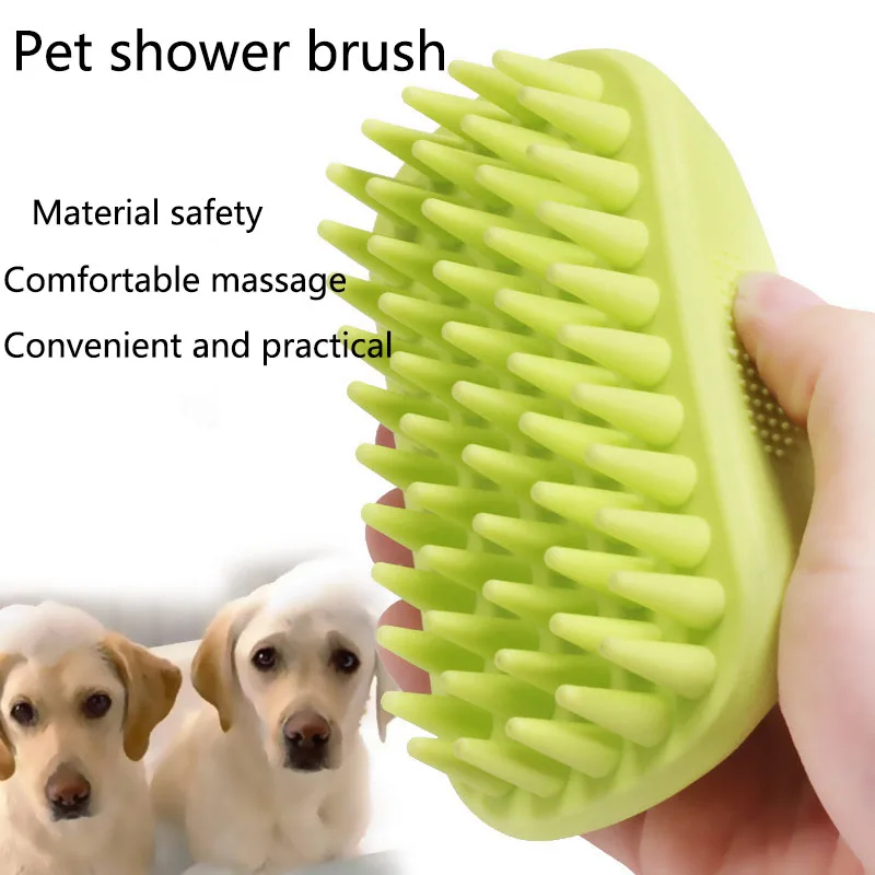 Pet Bath Brush Rubber Comb Hai - Rubber Glove Cleaning のレビューと価格