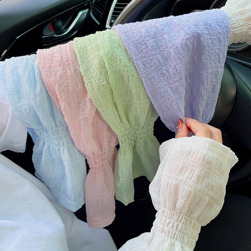 Summer Outdoor Lace Mesh Sun P - Fingerless Glove Knit のレビューと価格