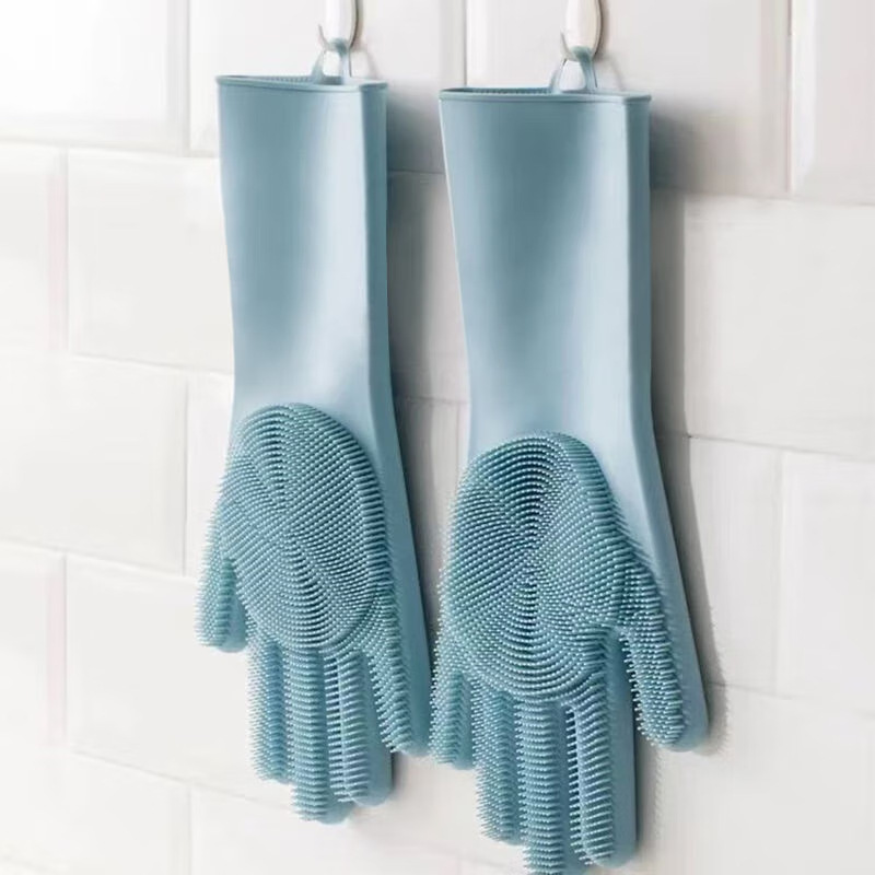 Silicone Dishwashing Gloves, M - Dish Glove Rubber のレビューと価格