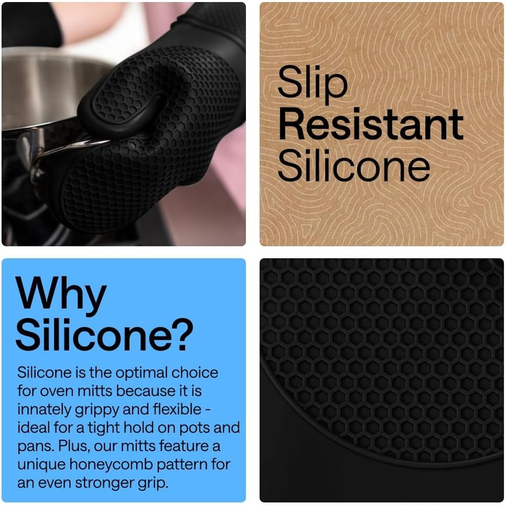 Heat Resistant Silicone Oven M - Heat Resistant Glove のレビューと価格