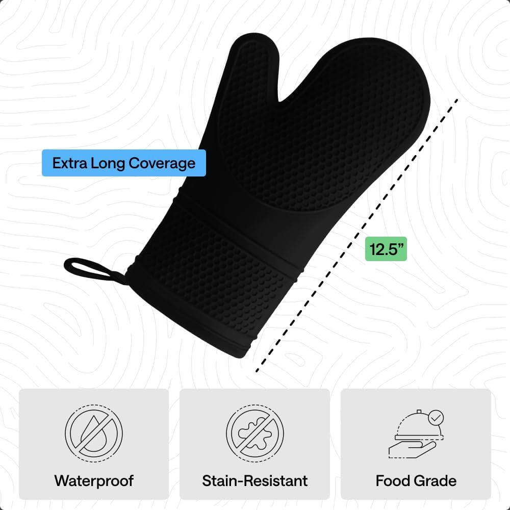 Heat Resistant Silicone Oven M - Heat Resistant Glove のレビューと価格