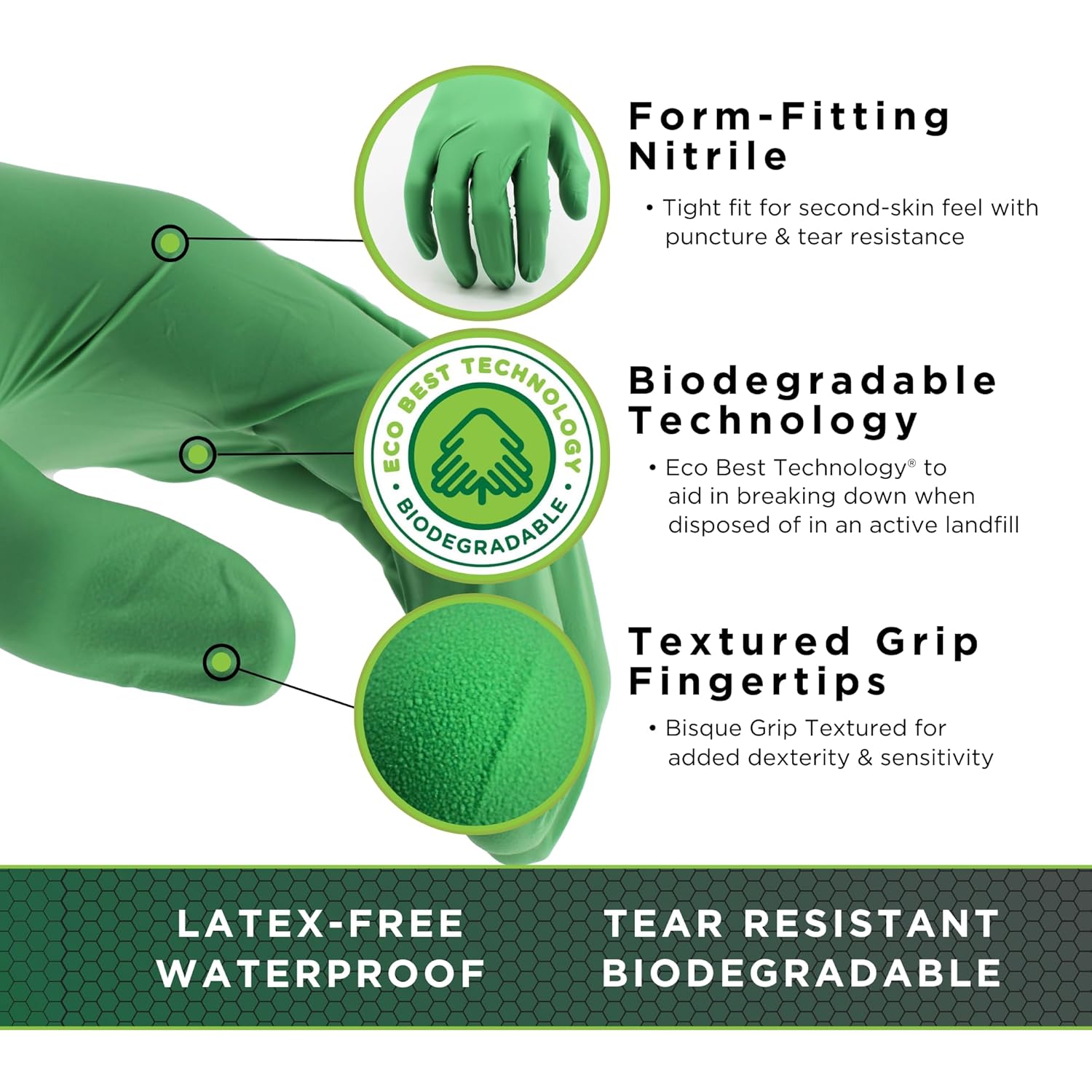 Eco-Friendly Nitrile Disposabl - Latex Disposable Glove のレビューと価格
