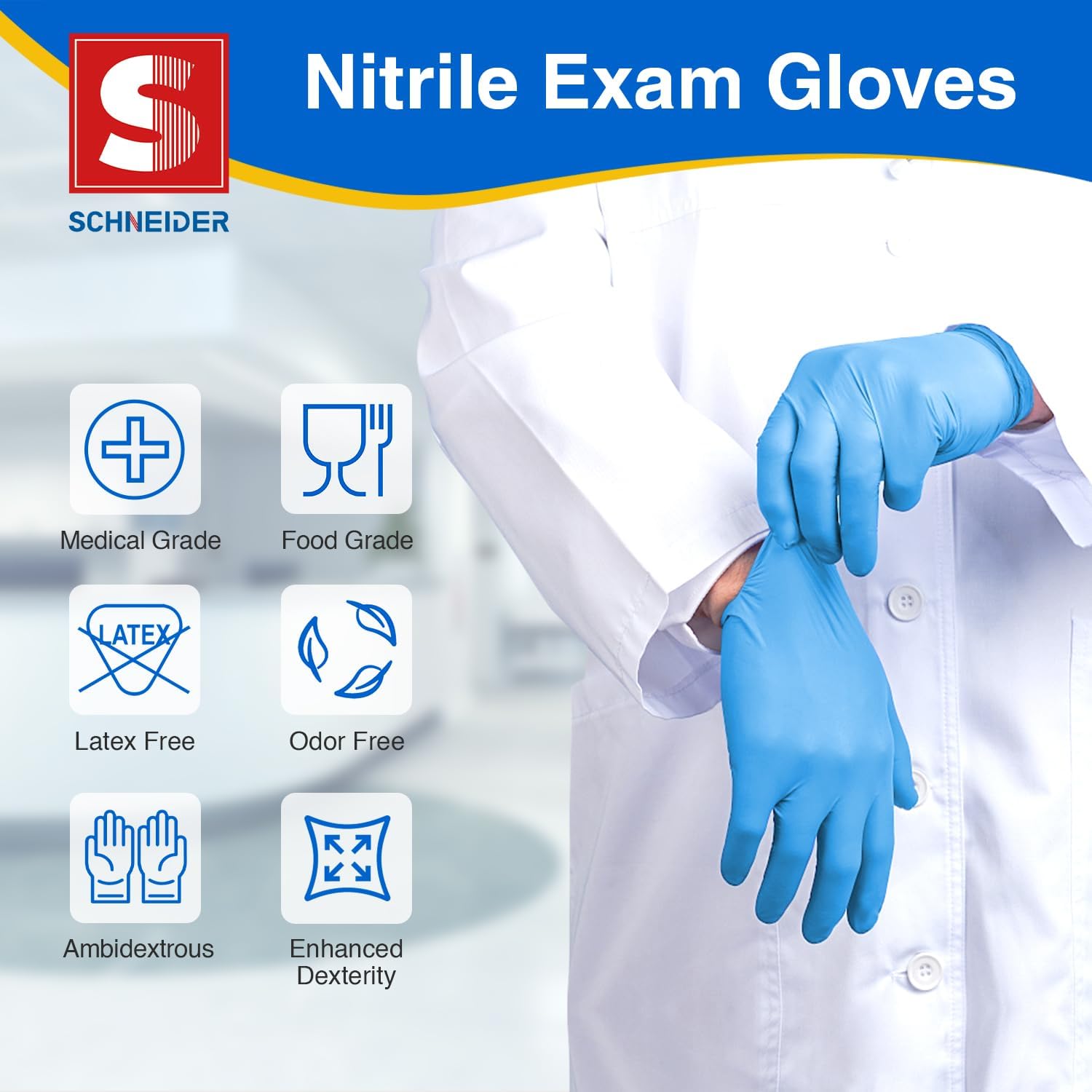 Nitrile Exam Gloves, Medical G - Exam Glove Nitrile のレビューと価格