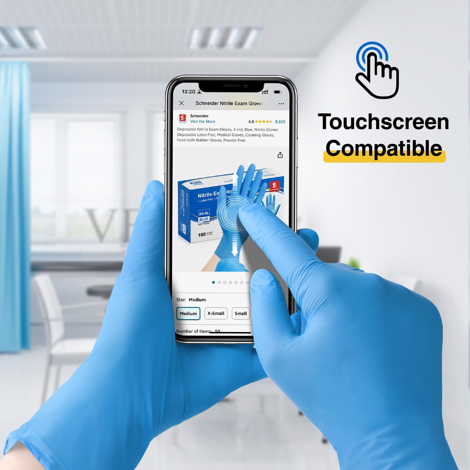 Nitrile Exam Gloves, Medical G - Exam Glove Nitrile のレビューと価格