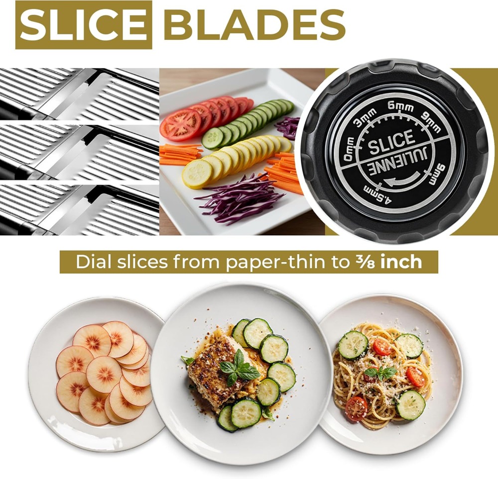 Adjustable Mandoline Food Slic - Cut Resistant Glove のレビューと価格