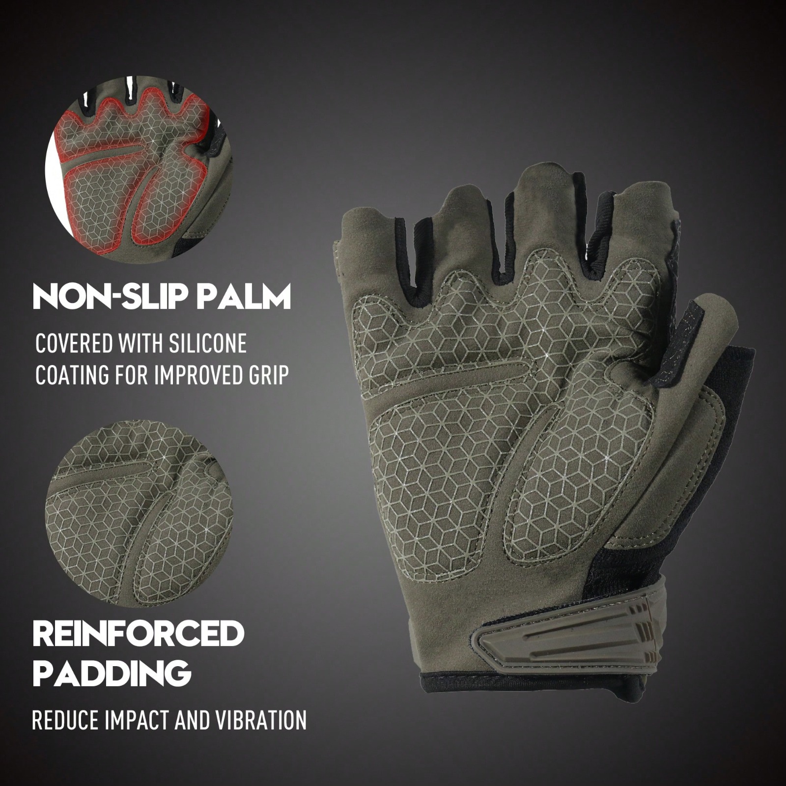Tactical Fingerless Impact Glo - Work Glove Impact のレビューと価格