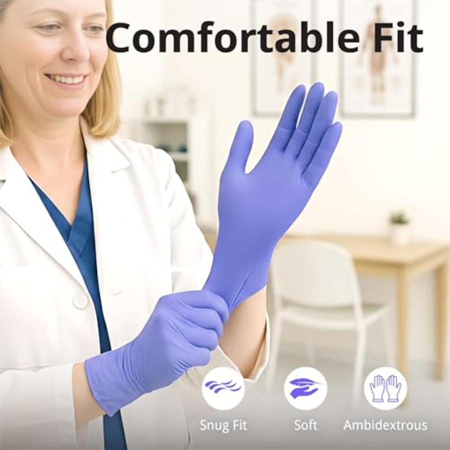 SwiftGrip Disposable Nitrile E - Exam Glove Nitrile のレビューと価格