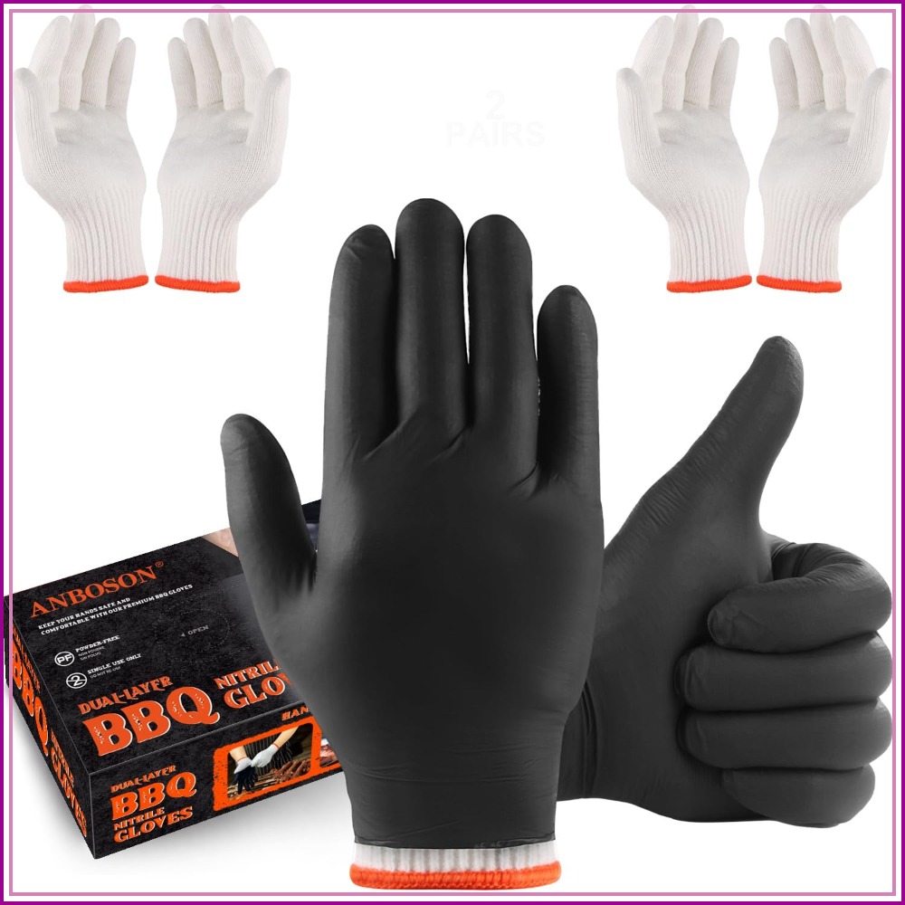 Disposable BBQ Gloves 100 Pack - Heat Resistant Glove のレビューと価格