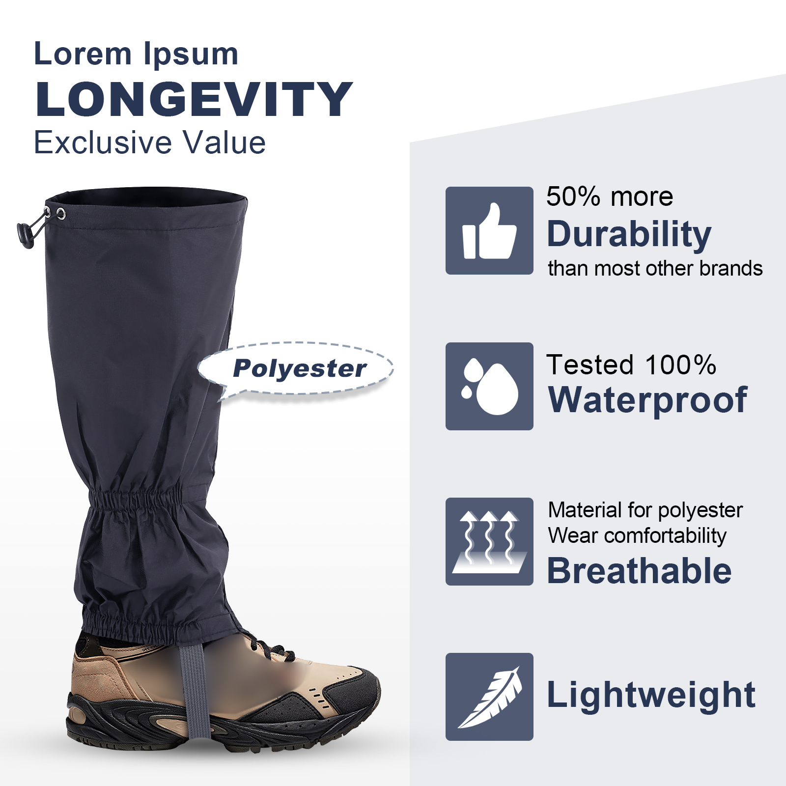 Lixada Gaiters Outdoor Skiing  - Gardening Glove Waterproof のレビューと価格