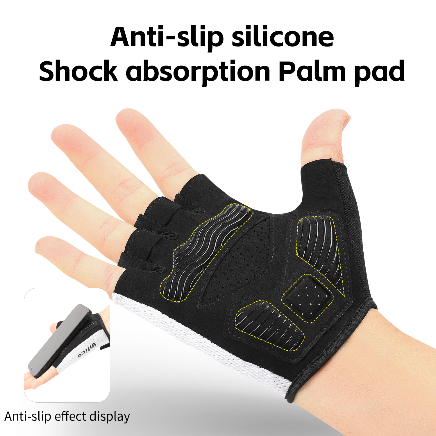 VILICO Breathable Half Finger  - Workout Glove Gym のレビューと価格