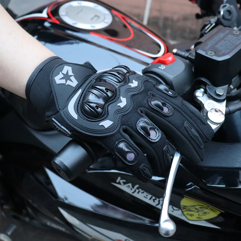 Touch Full-Finger Motorcycle R - Motorcycle Glove Knuckle のレビューと価格