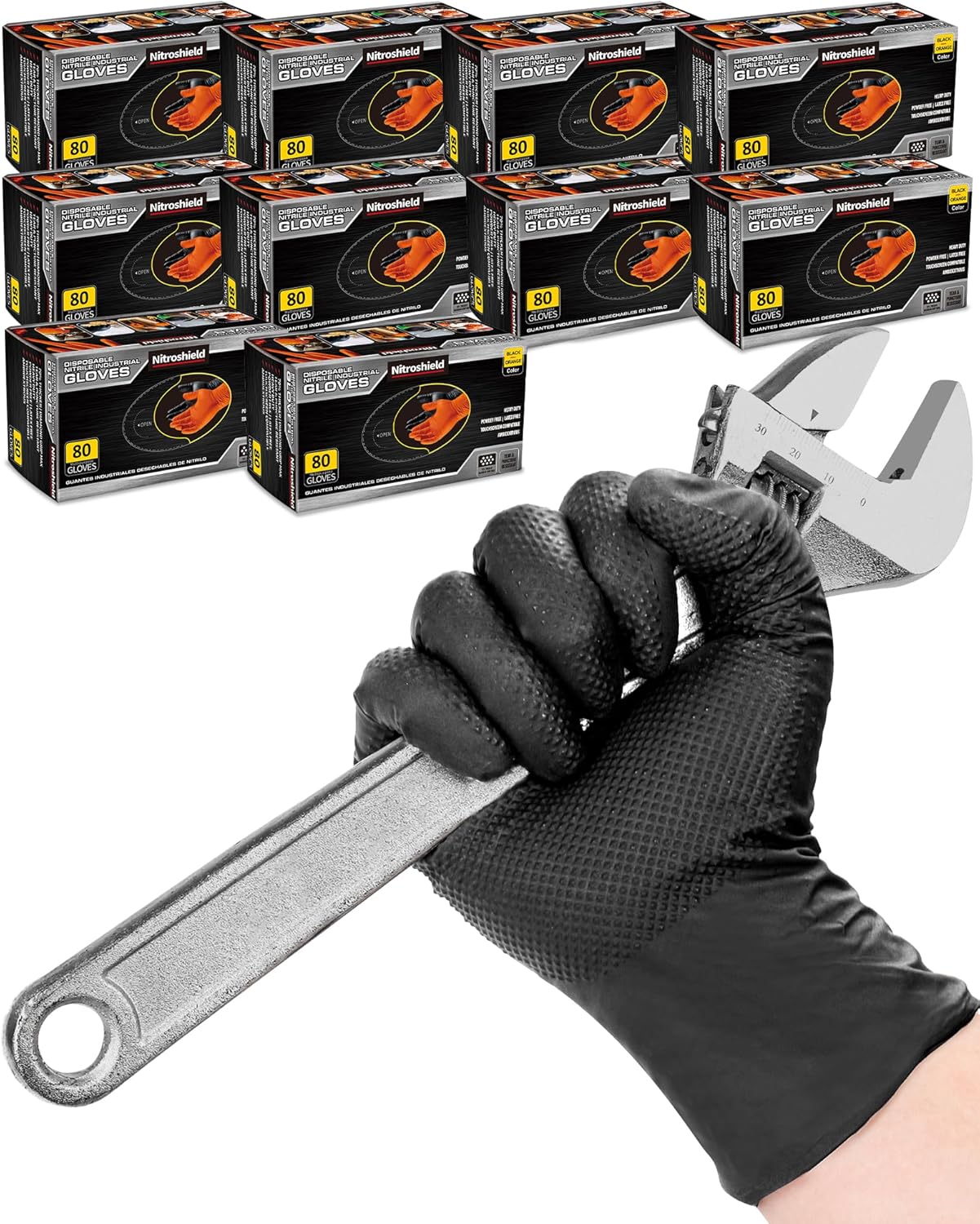 9mil Heavy Duty Disposable Nit - Nitrile Mechanic Glove のレビューと価格