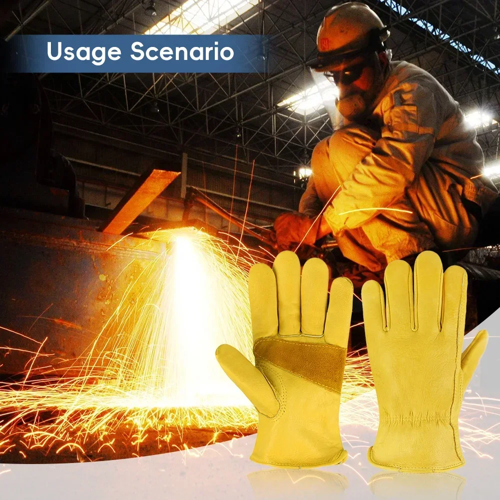 Leather Work Safe Gloves for G - Leather Driving Glove のレビューと価格
