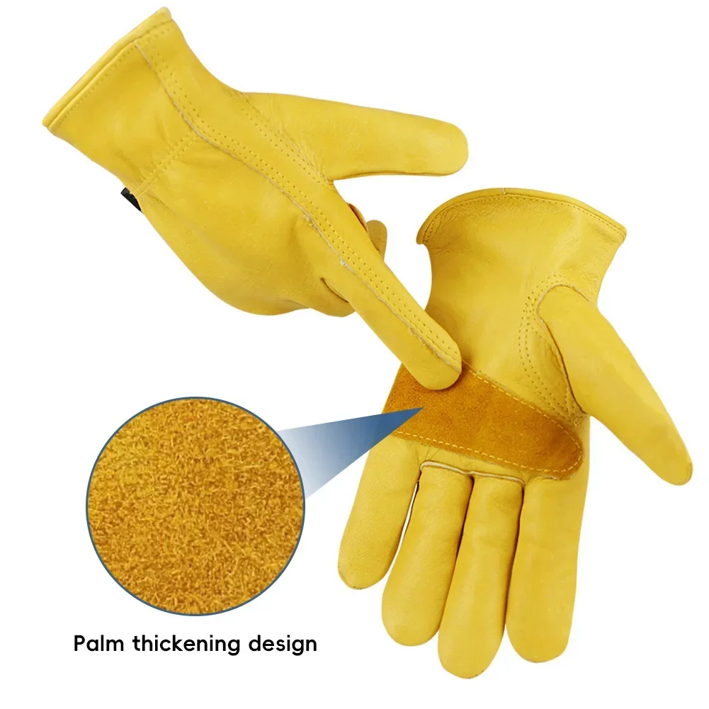Leather Work Safe Gloves for G - Leather Driving Glove のレビューと価格