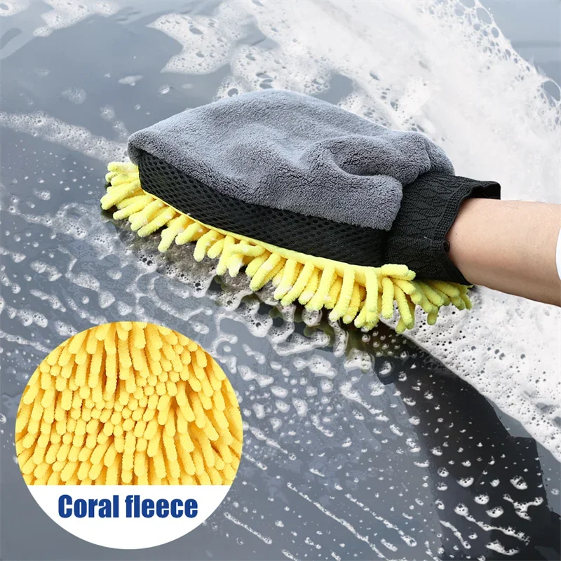 1/5pcs Car Washing Gloves Wate - Gardening Glove Waterproof のレビューと価格