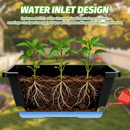7 Black 17-Inch Rectangular Pl - Gardening Glove Waterproof のレビューと価格