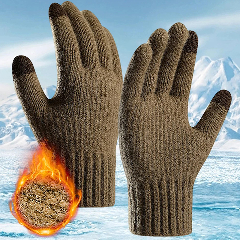 2025 Men's Winter Warm Touchsc - Wool Glove Lined のレビューと価格